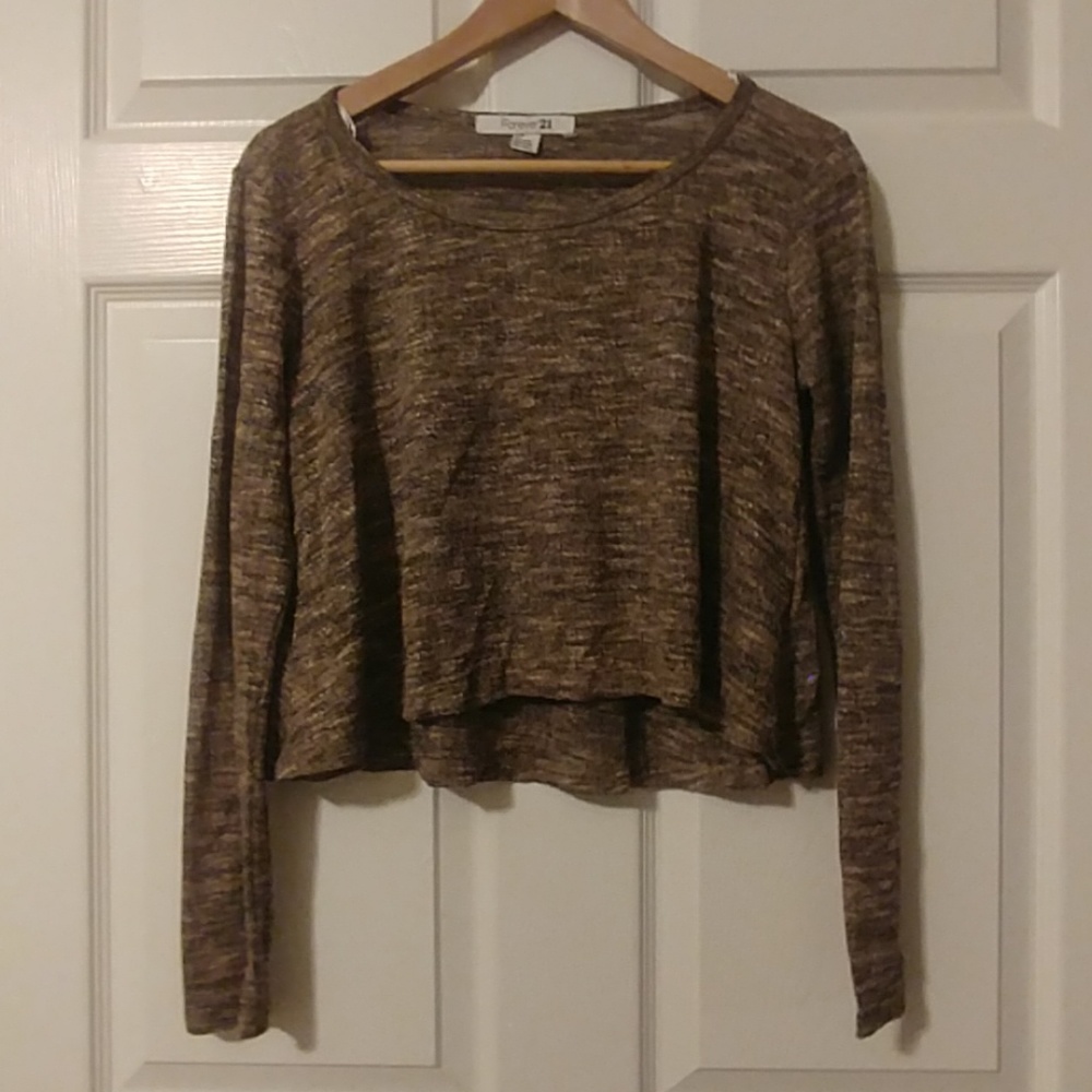 Brown/Grey Top